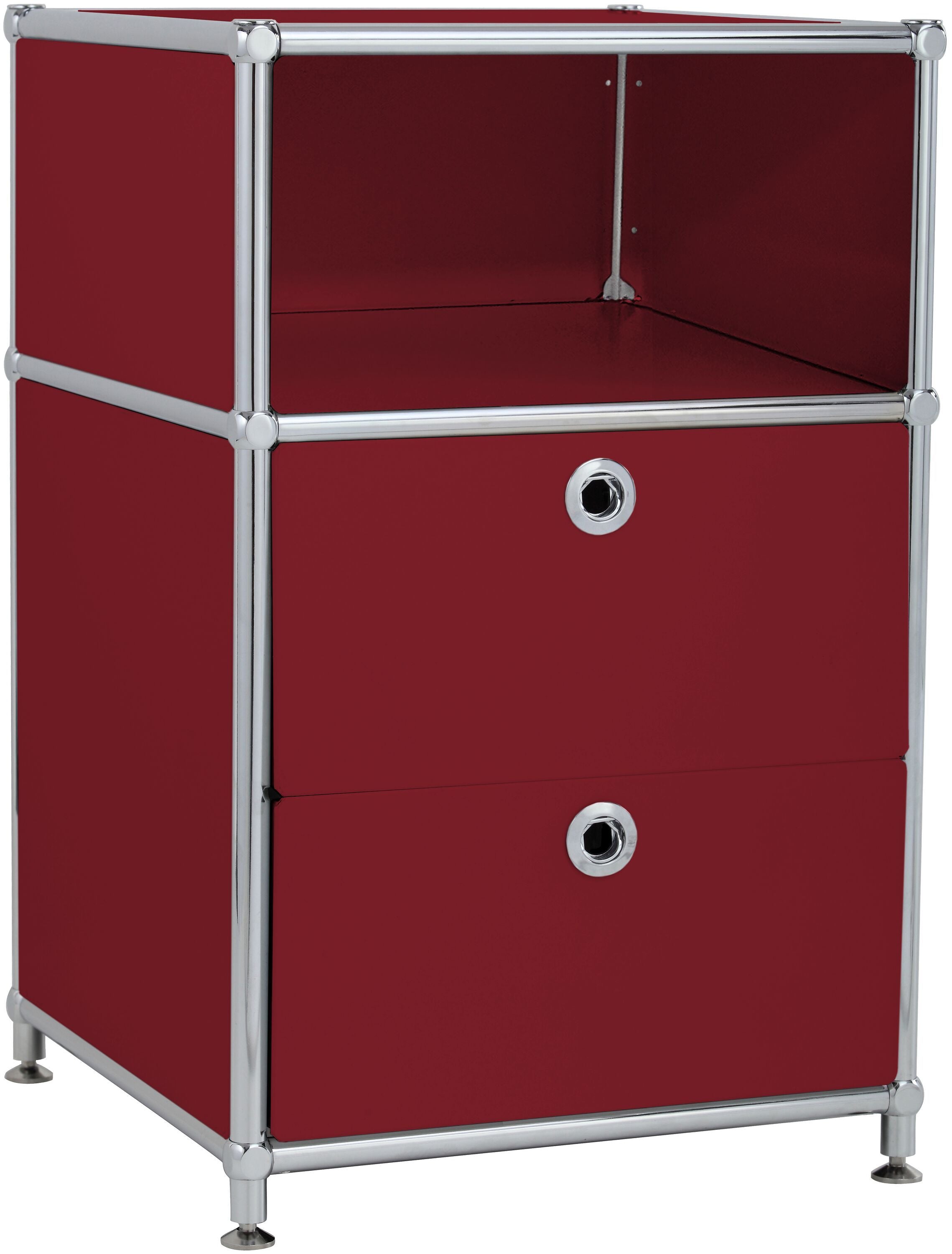 FLEXCUBE Korpus - Rot / B: 40.0 cm x T: 40.0 cm x H: 62.5 cm