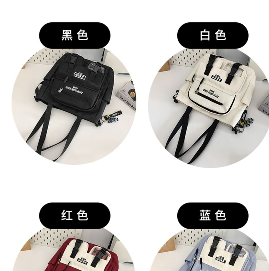 EAVALURE - Crossbodytas met bijpassende letters en klep en gesp
