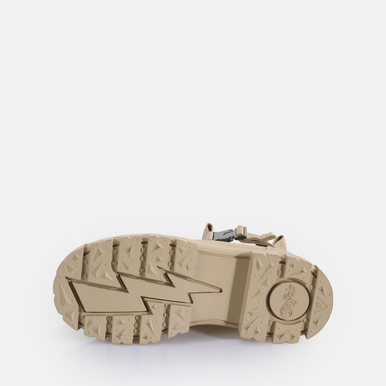 Aspha Coa Bottines à talon vegan, beige