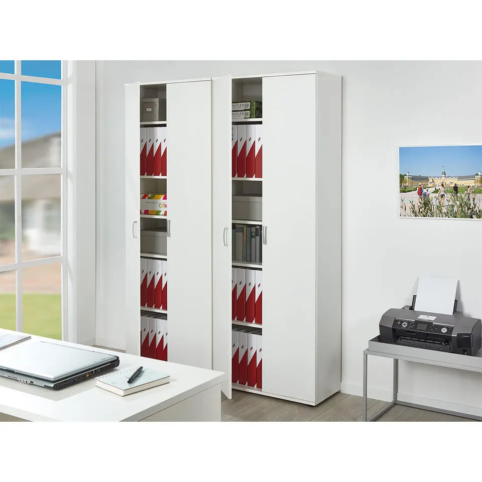 Hioshop Arta kledingkast 5 planken wit