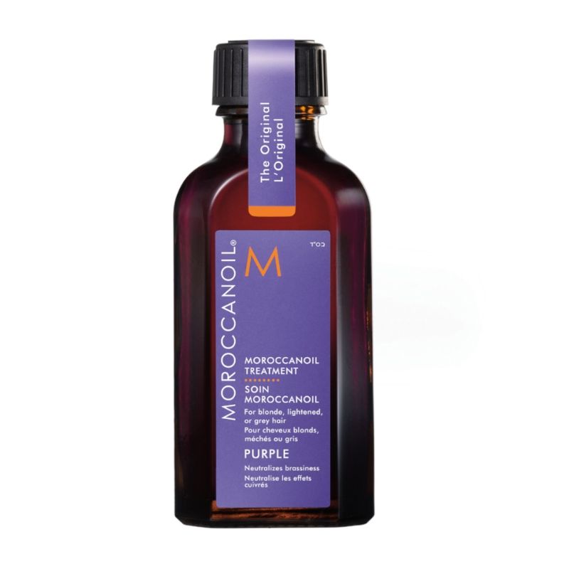 Soin Purple huile correctrice cheveux blond Moroccanoil 50ml