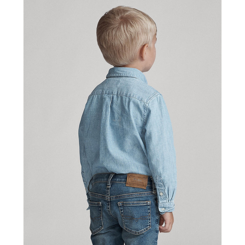Køb Polo Ralph Lauren Lt Blue Sport Skjorte