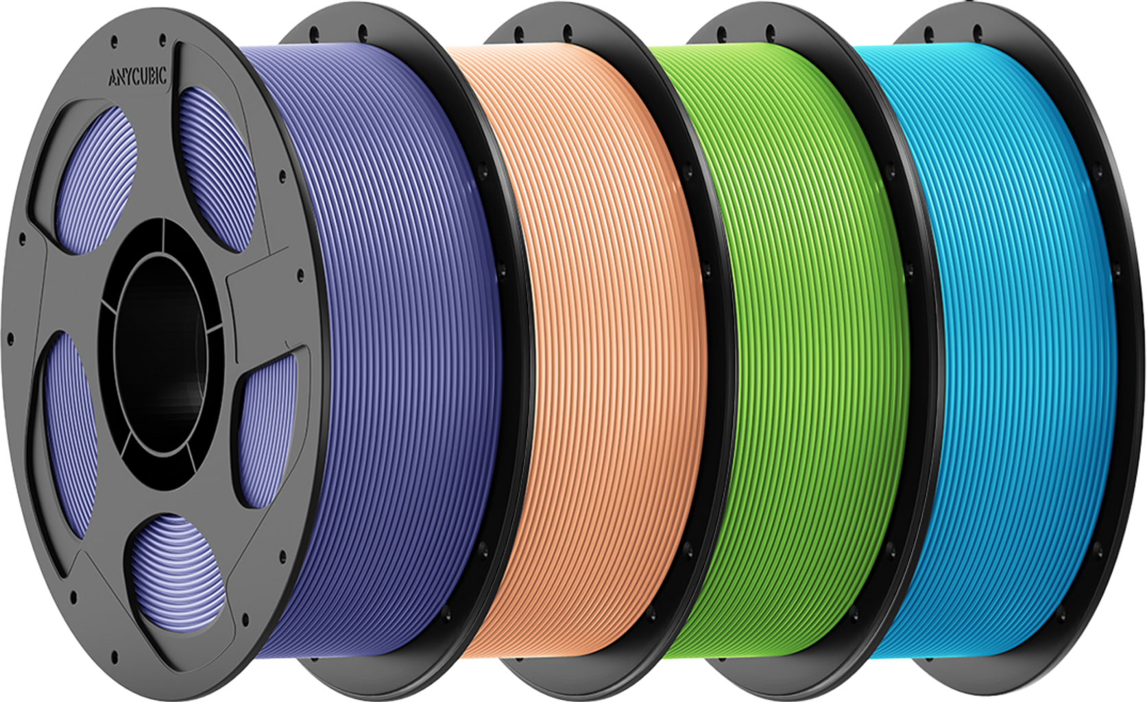 Anycubic  PLA Special 4er-Set, 1,75 mm (4.000 g)    Intelligente PLA Filamente mit RFID-Erkennung