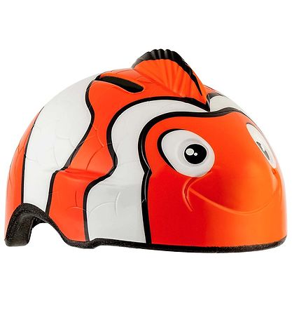 Crazy Safety Fahrradhelm m. Hell - Fisch - Orange