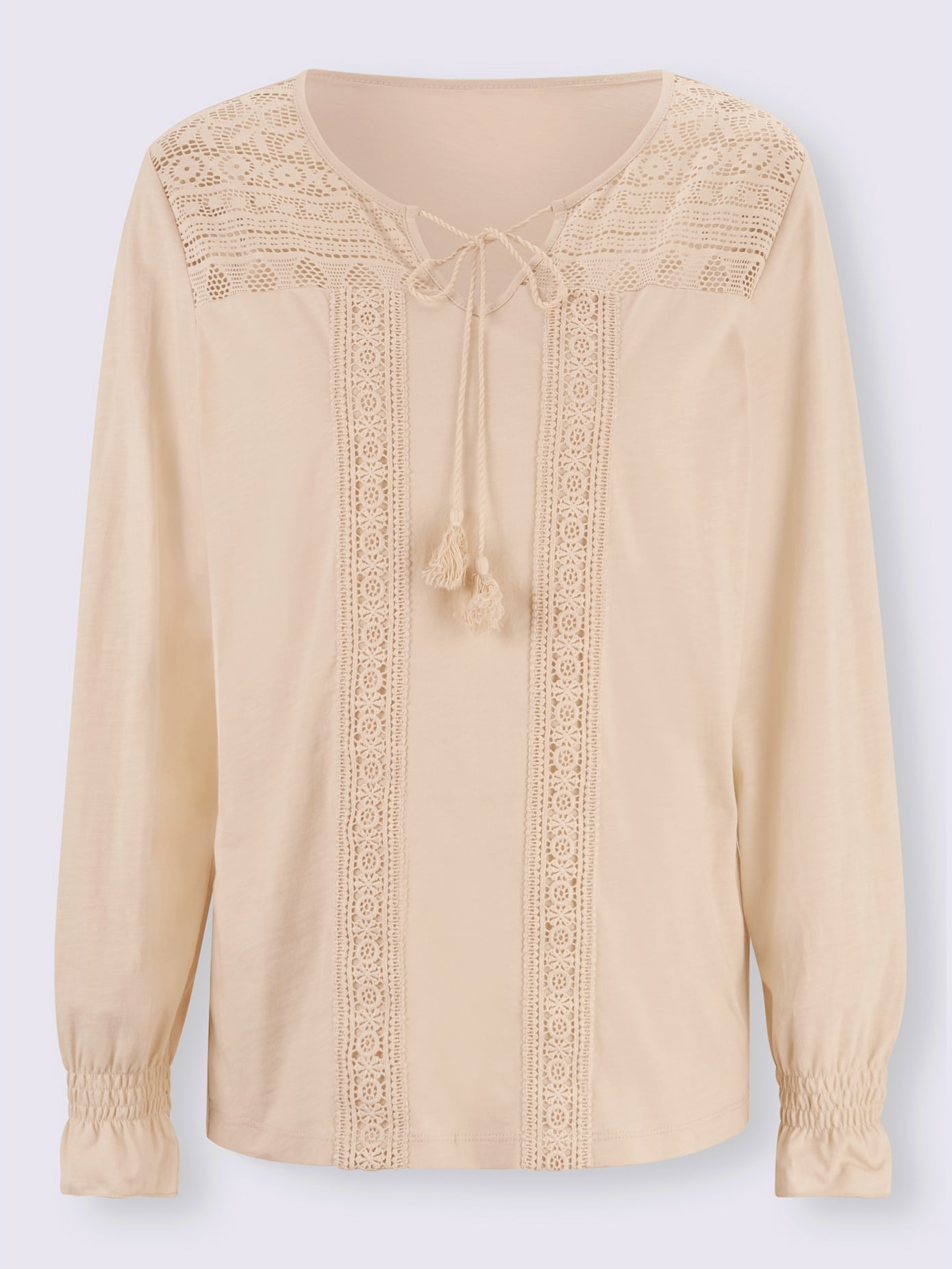 T-shirt détails dentelle