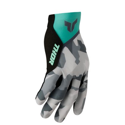 Gants cross Thor SPORT SHADOW - FEMME 2025 - Bleu / Noir
