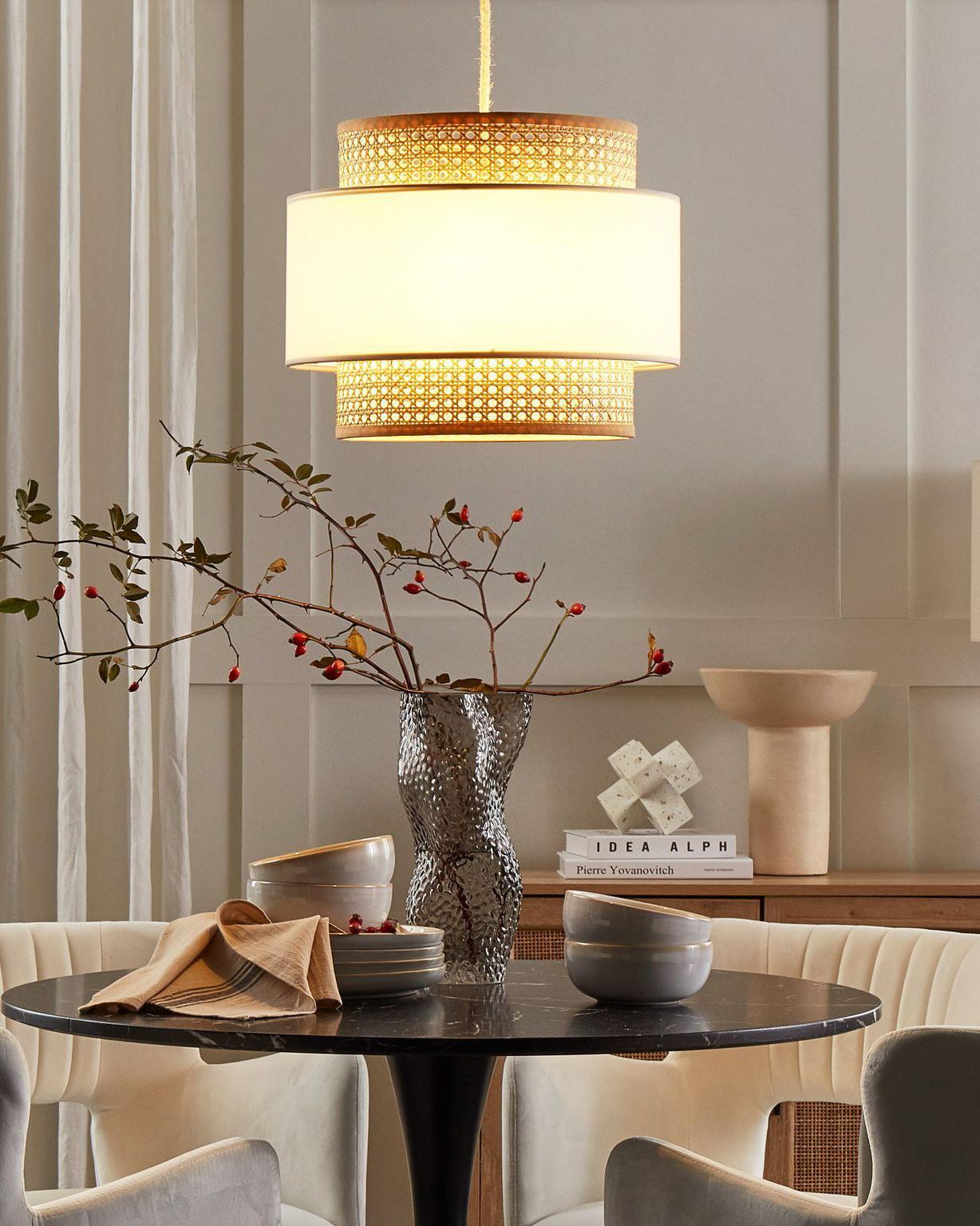 Hanglamp YUMURI Rotan Lichtbeige