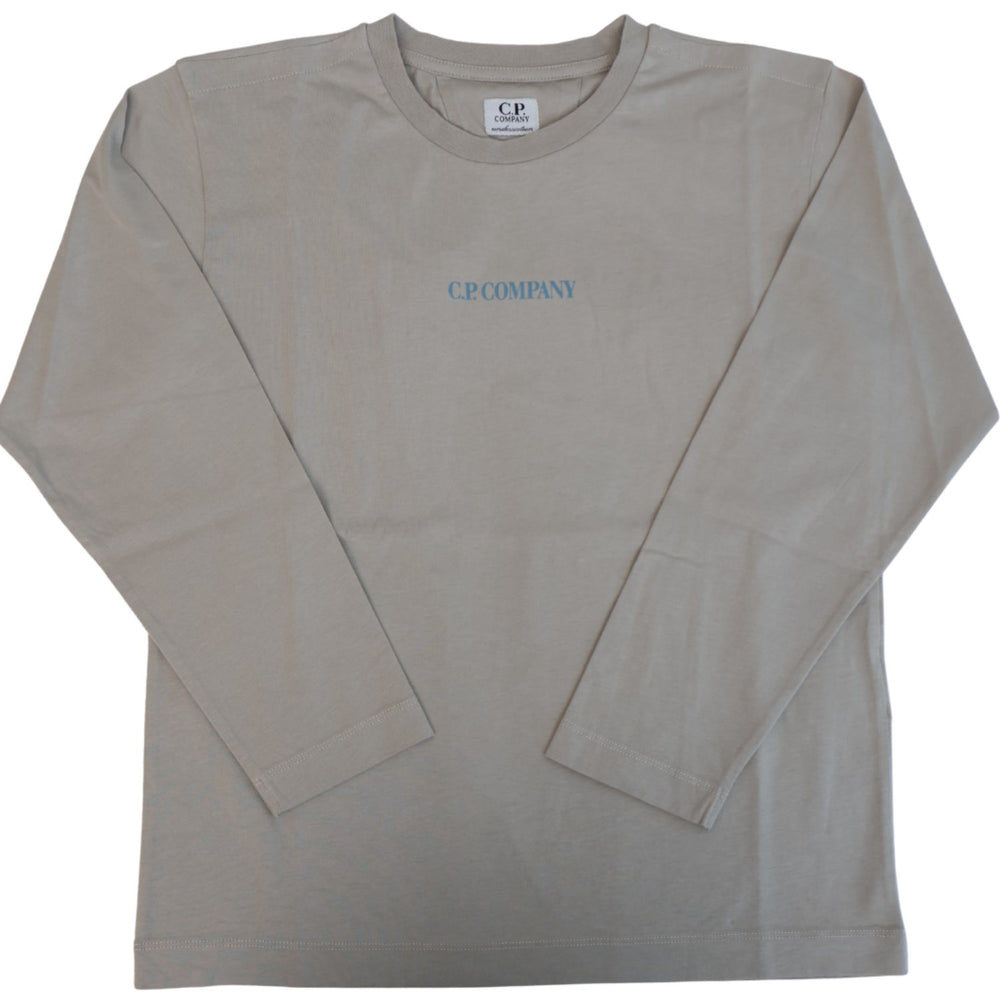 Køb C.P. Company Smoke Grey Long Sleeve T-Shirt
