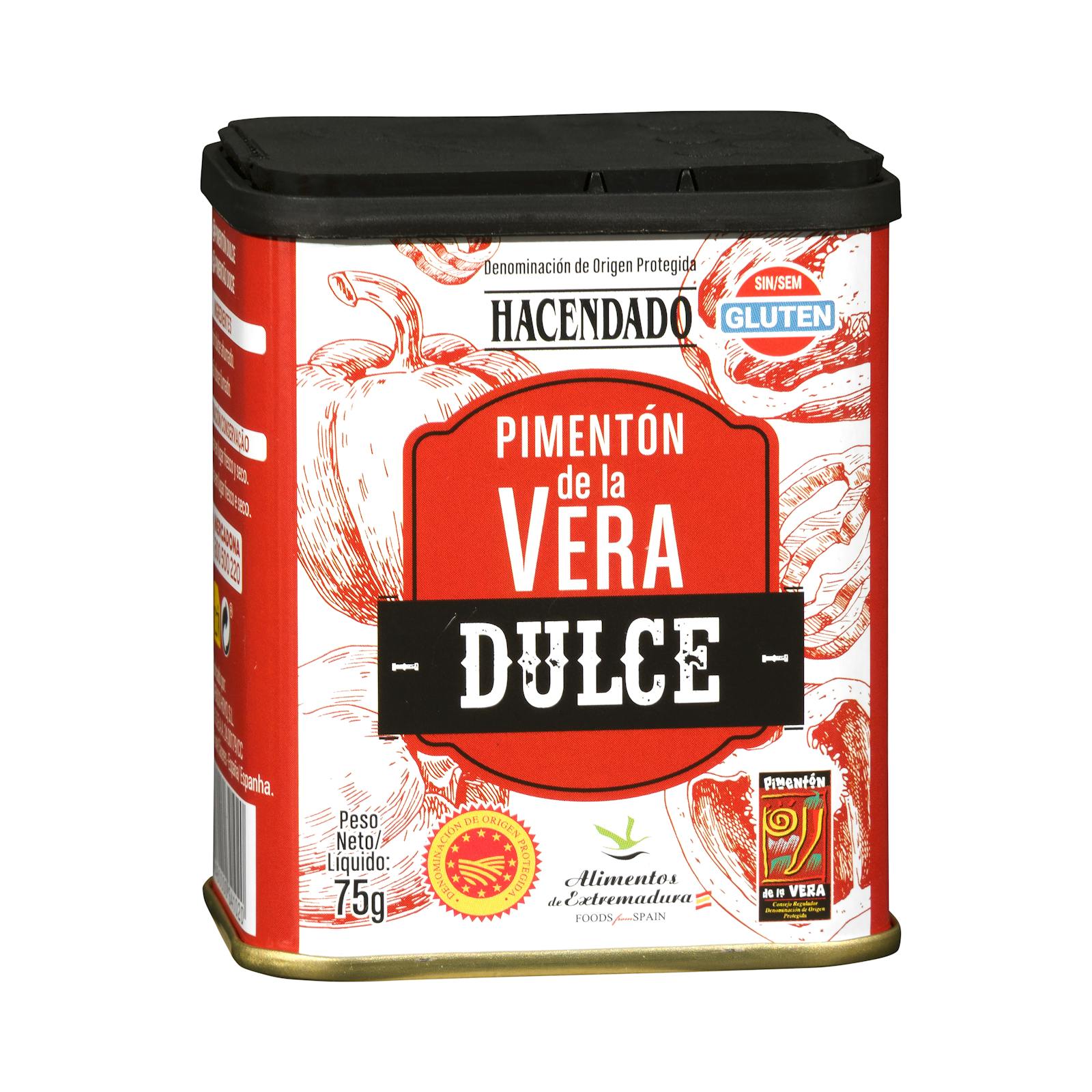 Paprika doux Hacendado de La Vera