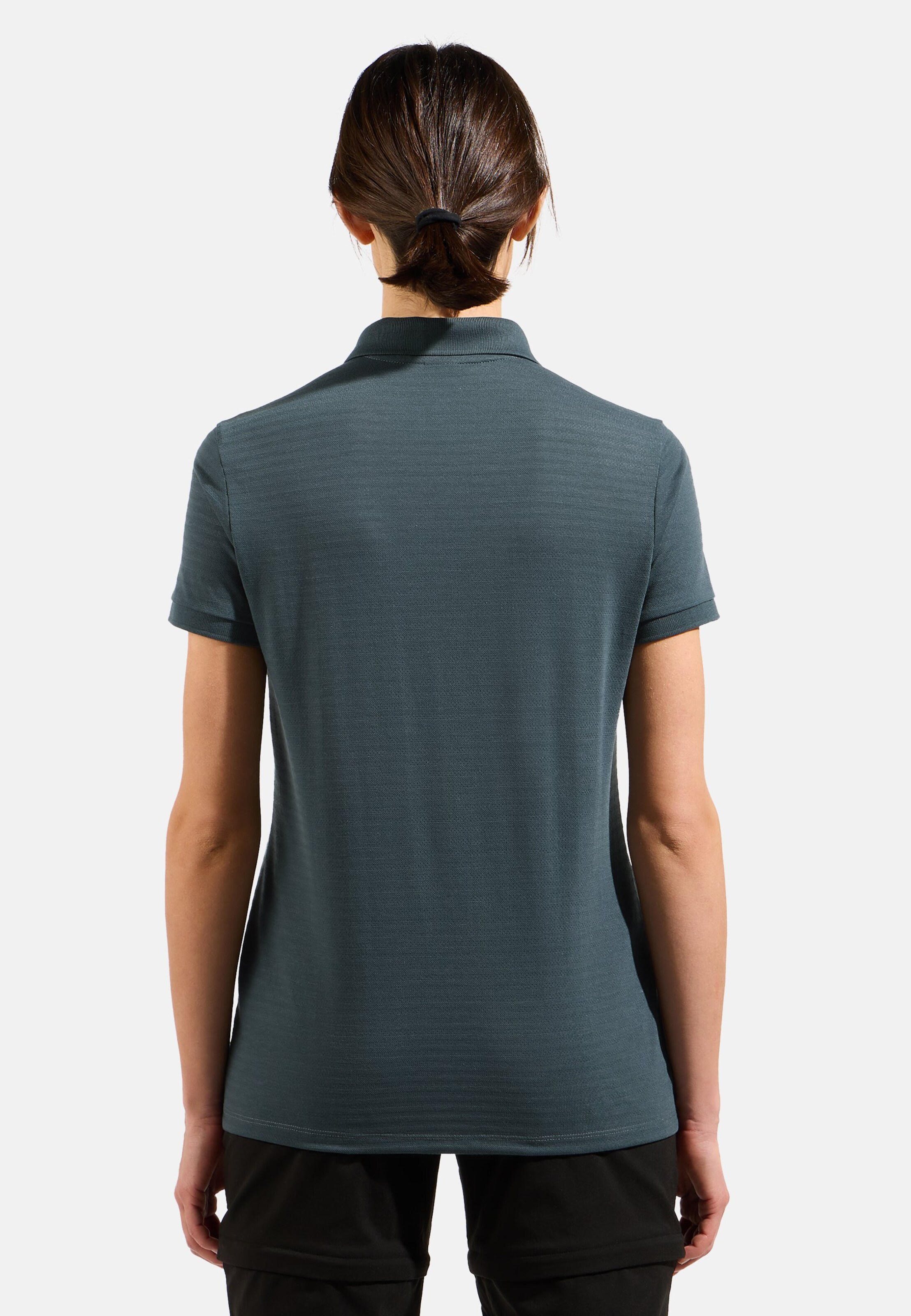 Ascent Poloshirt mit Naturfasern in dark slate