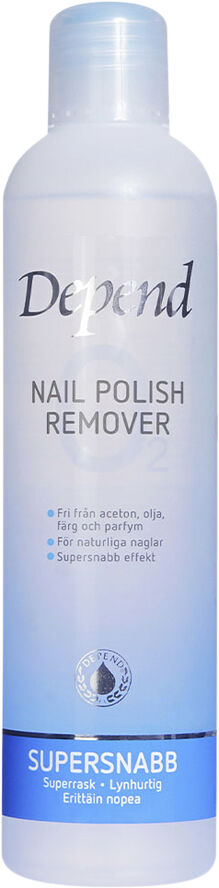 Depend Remover blå 250 ml O2 nord