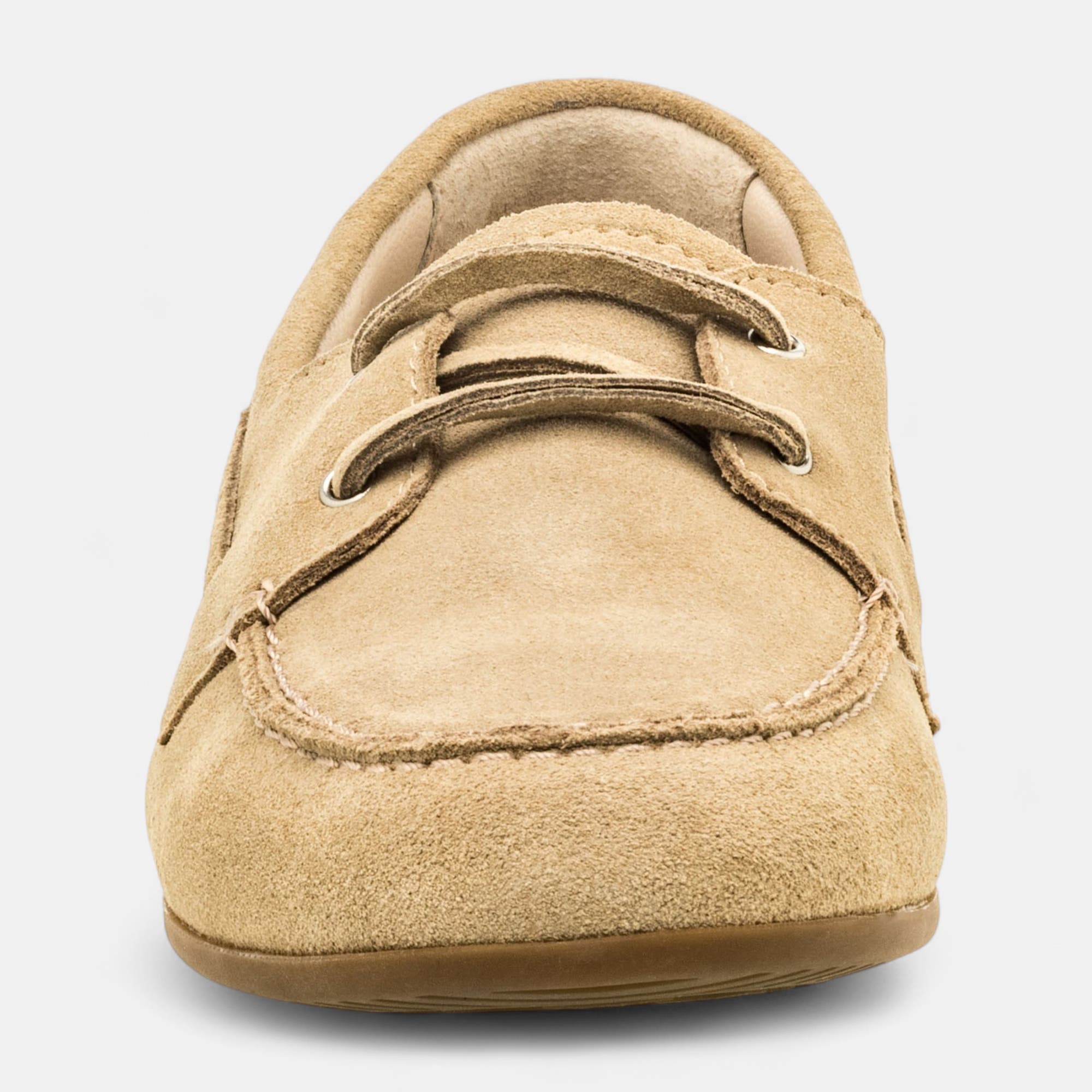 Mocassins Femme en cuir beige