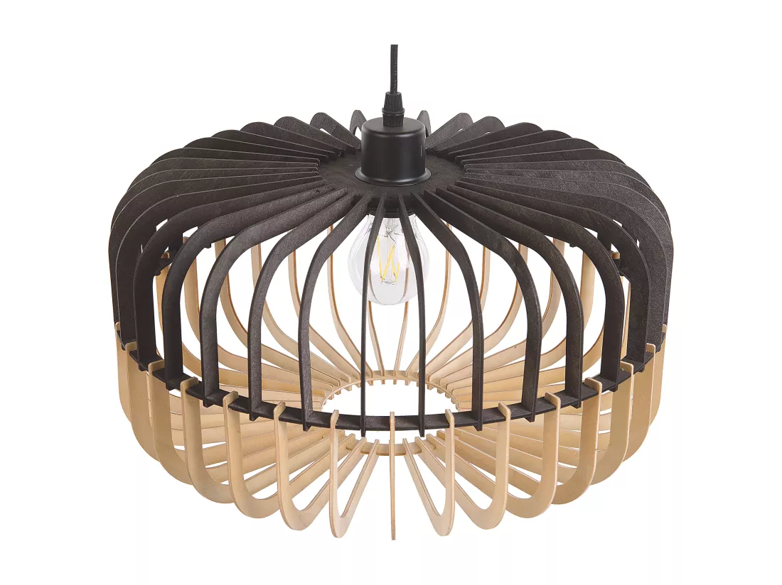Lampe suspension SOUS Marron/noir