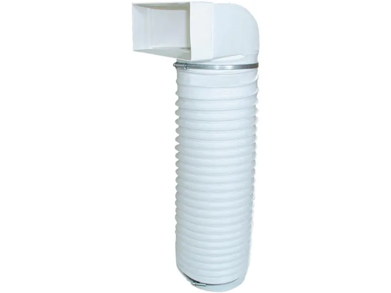 Wallair N15896 Fladkanals-ventilationssystem 150 Afbøjningsstykke med slange