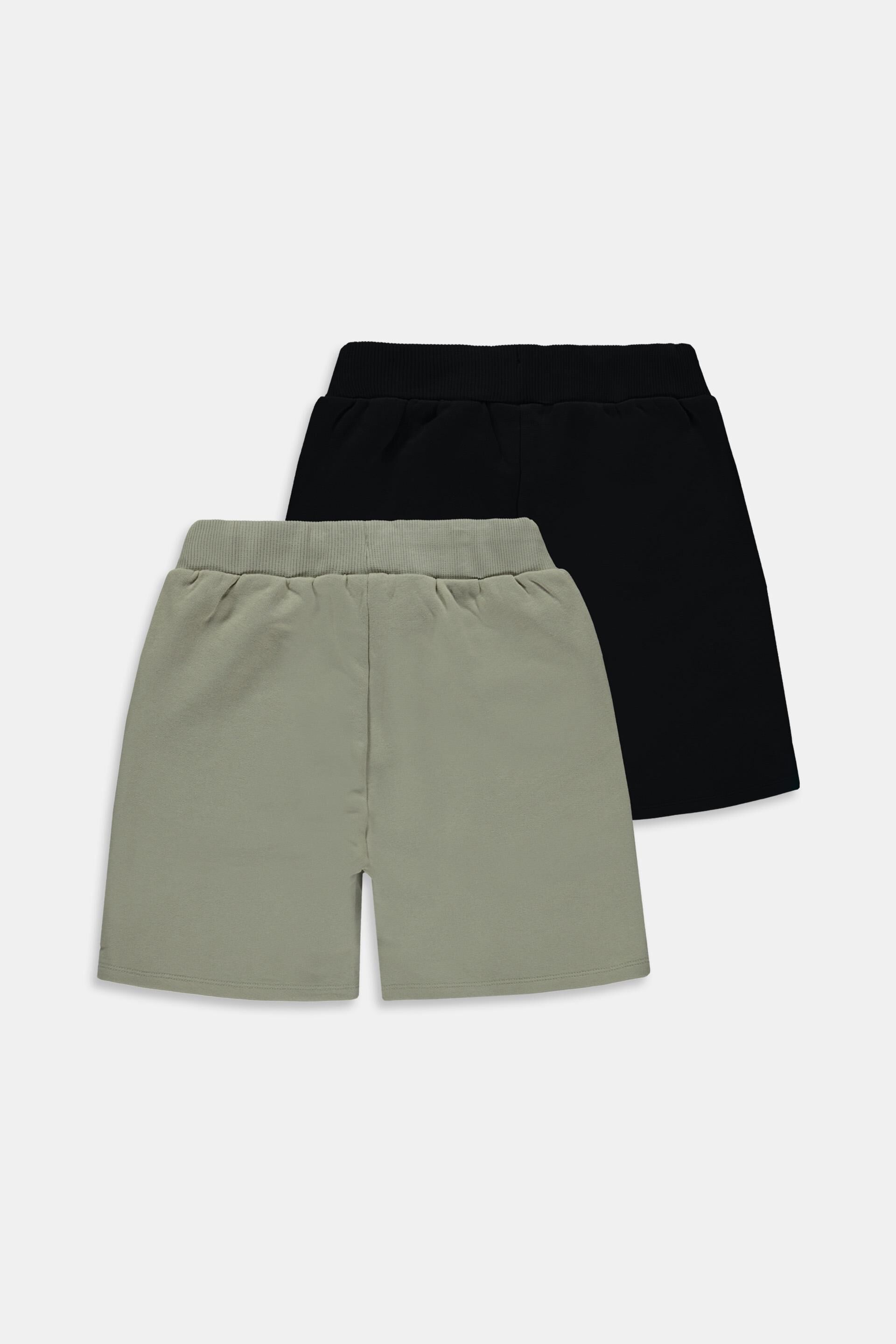 Lot de 2 shorts molletonnés