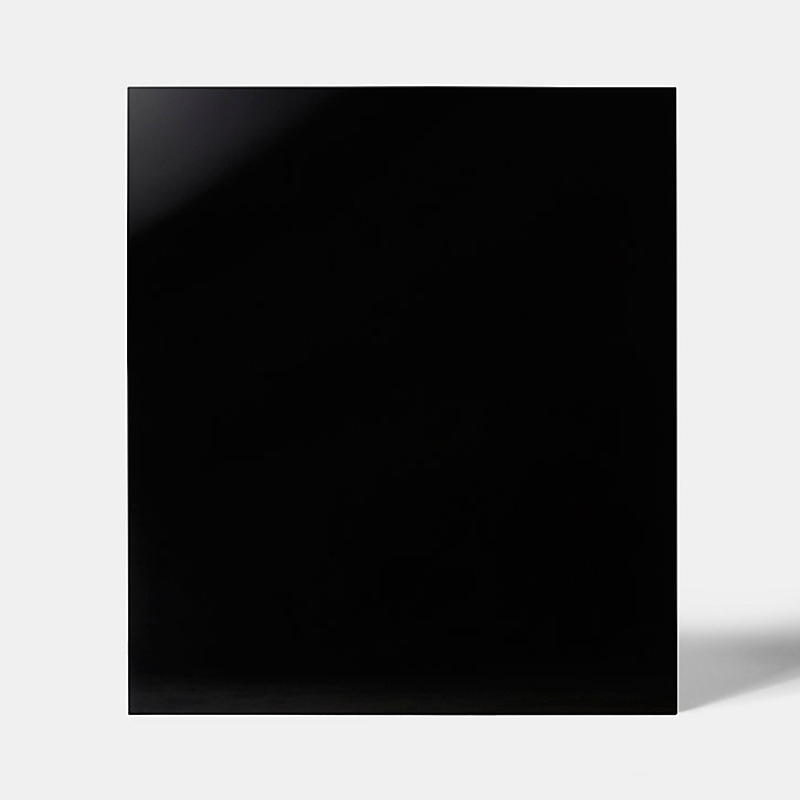 Fond de hotte en verre GoodHome Nashi noir l. 60 cm x H. 70 cm x Ép. 5 mm