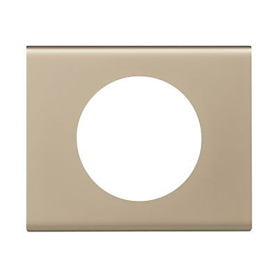 Plaque de finition simple Legrand Céliane Nickel Velours