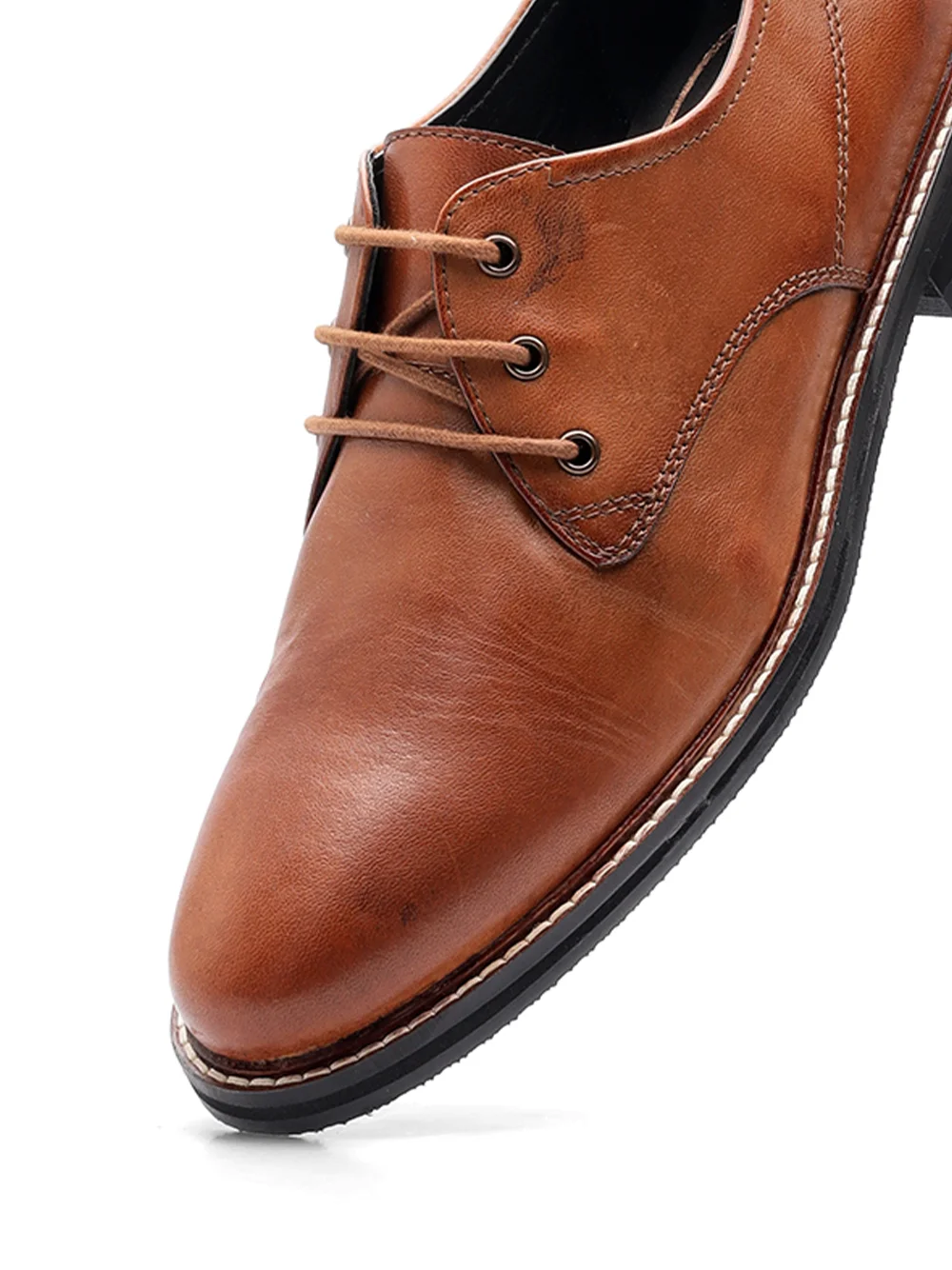 Schnürschuh Kent cognac