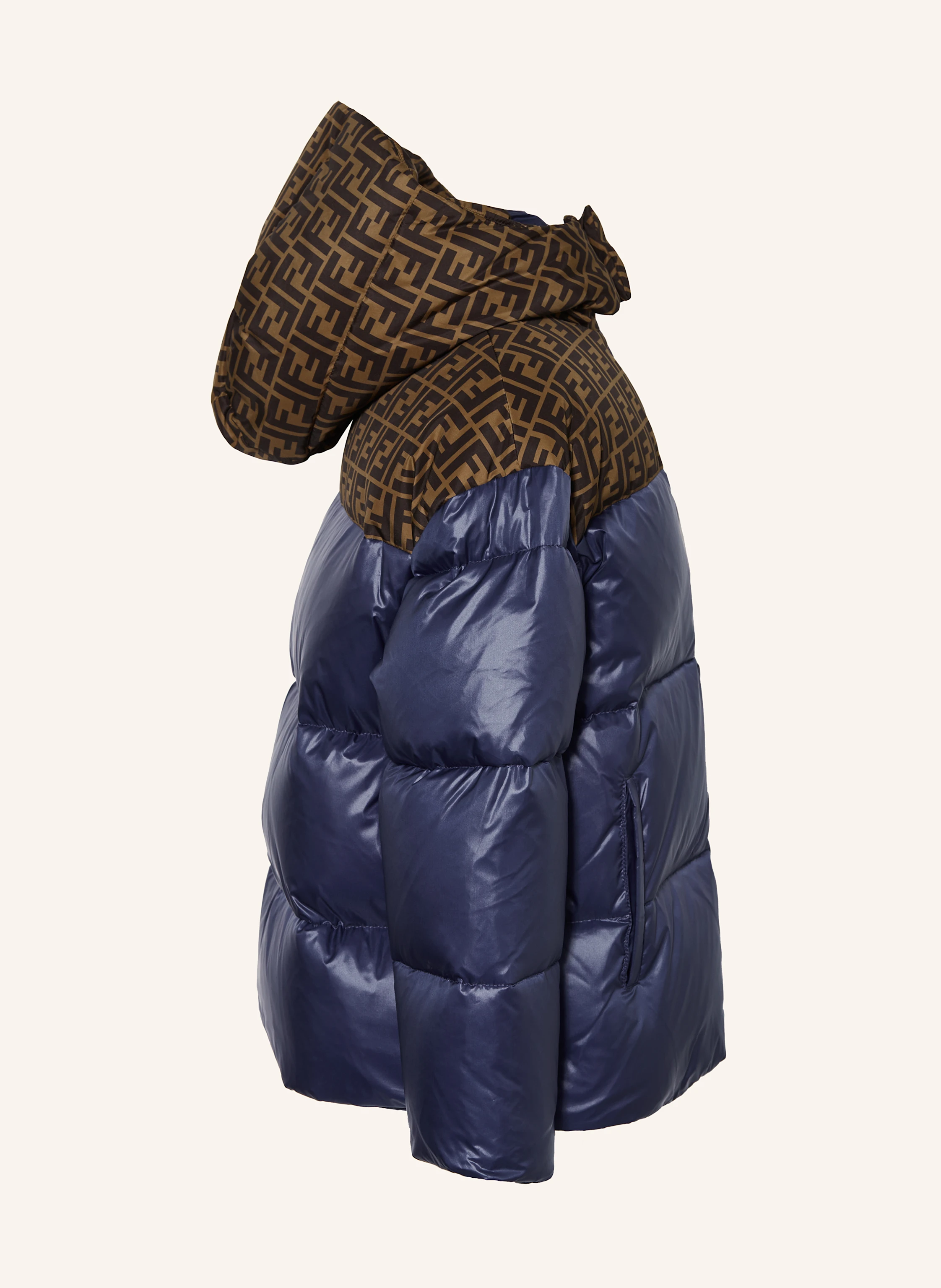 FENDI Daunenjacke mit abnehmbarer Kapuze
