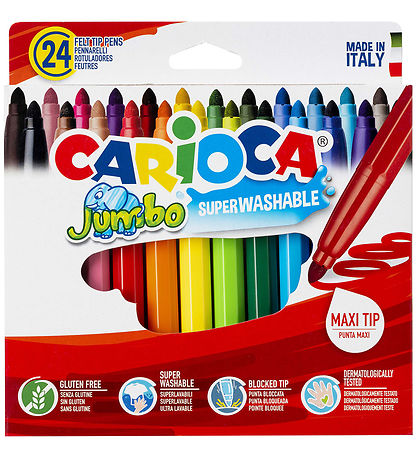 Carioca Filzstifte - 24 st. - Mehrfarbig