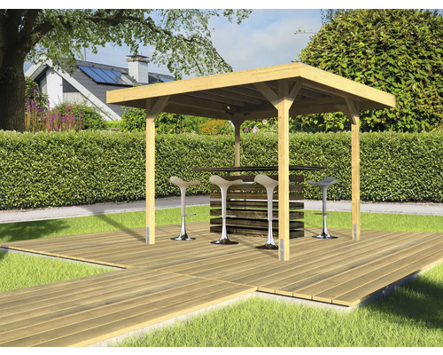 Paviljoen weka 657 Gr. 1 218 x 218 cm drukbehandeld