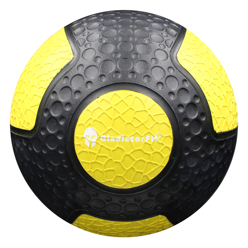 Bola medicinal Gladiatorfit de borracha durável de 4 kg