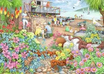 Ravensburger - Puslespil - Cosy Café Secret Garden 1000 brikker