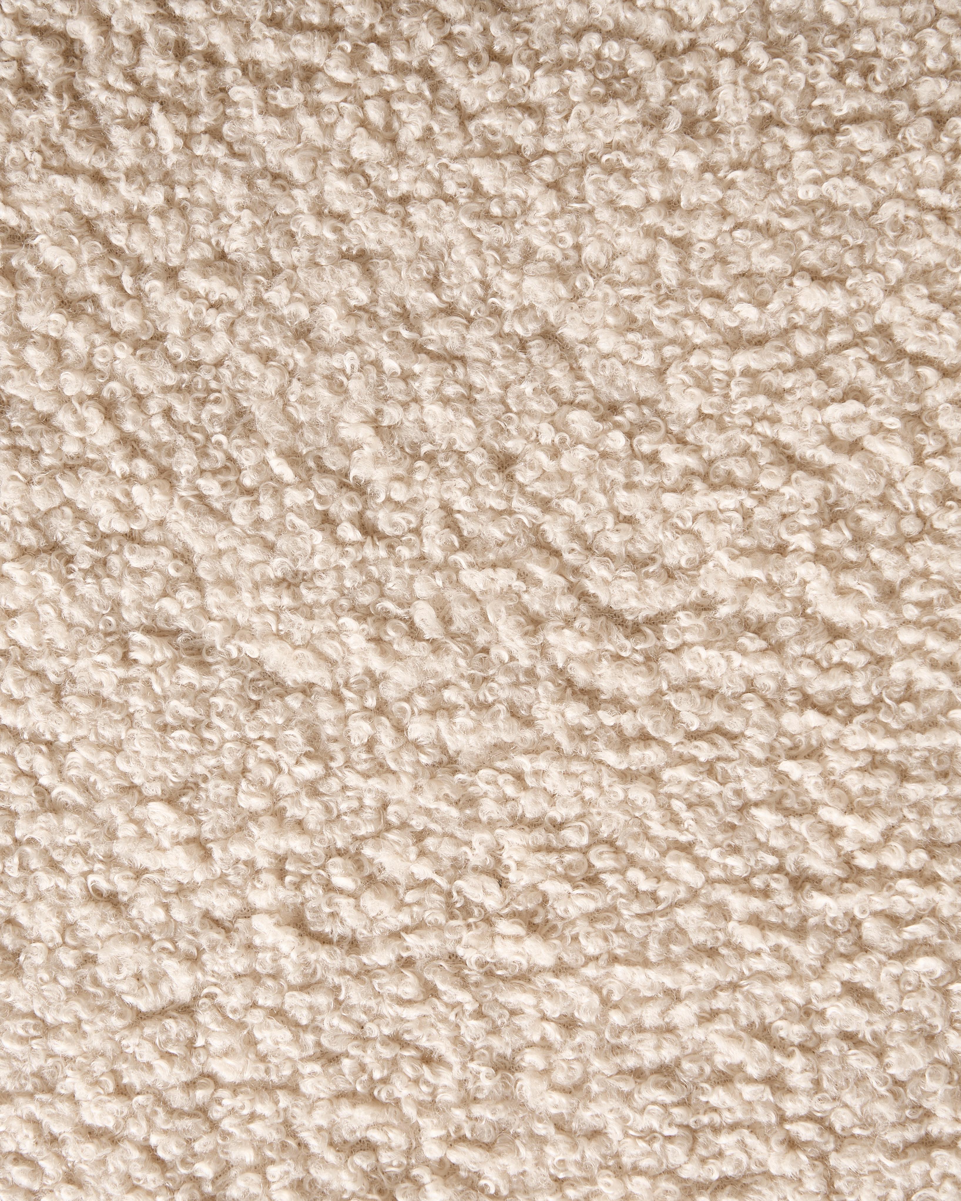 Set van 2 barkrukken MEDULIN Bouclé draaibaar Lichtbeige