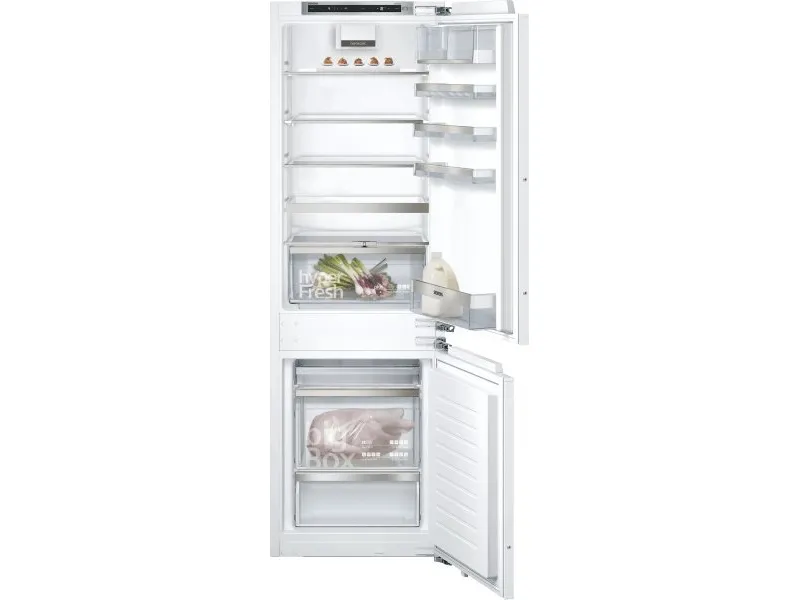 Siemens iQ500 coolEfficiency KI86SHDD0 - Køleskab/fryser - bund-fryser - til indbygning - niche - bredde: 56 cm - dybde: 55 cm - højde: 177.5 cm - 265 liter - Klasse D