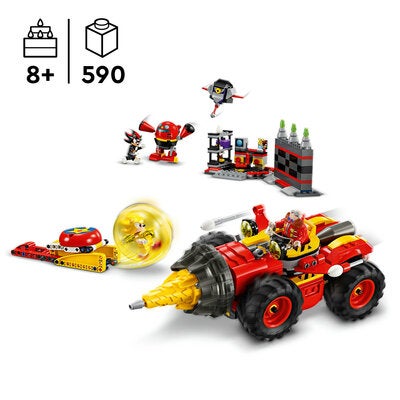 LEGO Sonic 76999 Super Sonic mot Egg Drillster