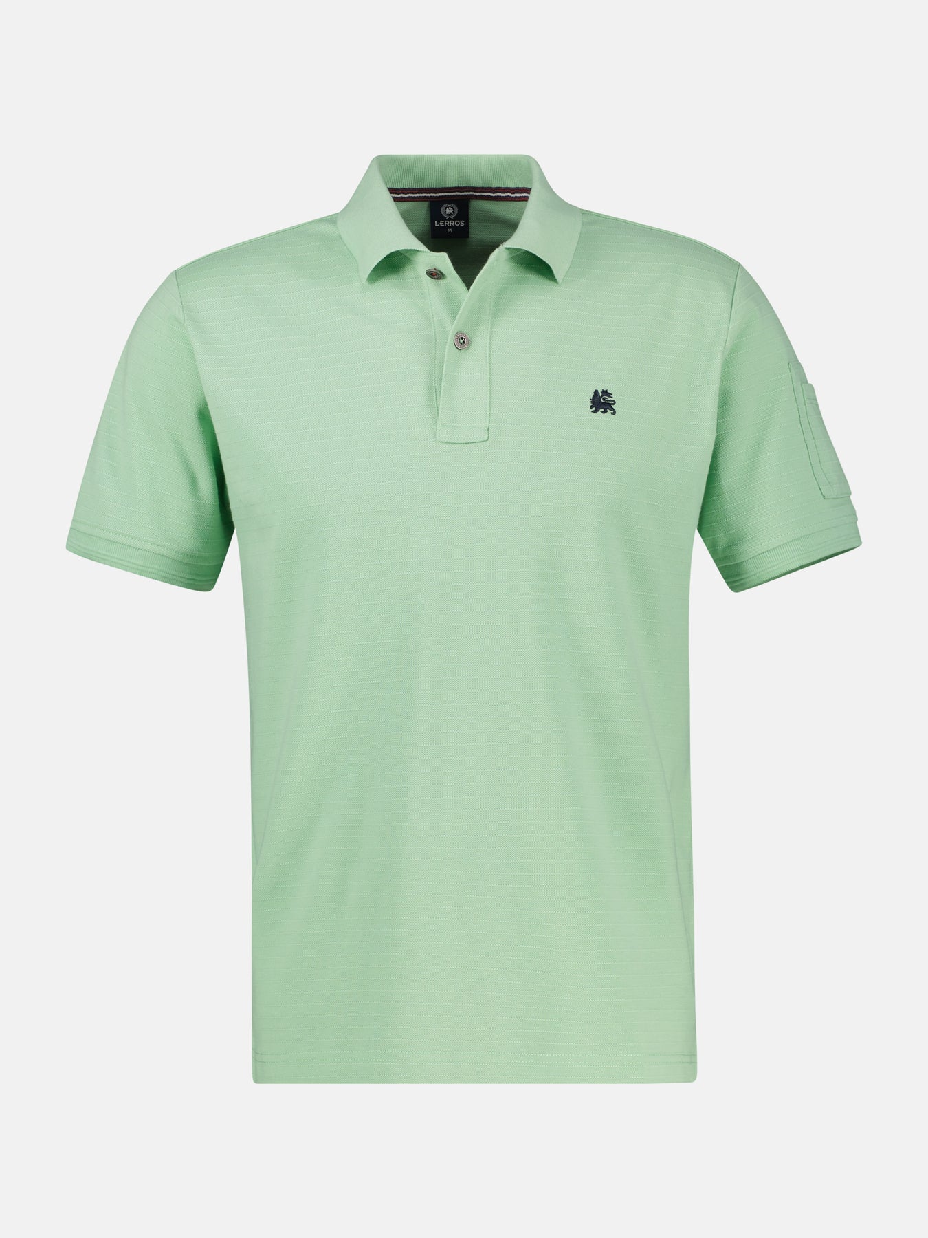 Herren Poloshirt, tonal gestreift