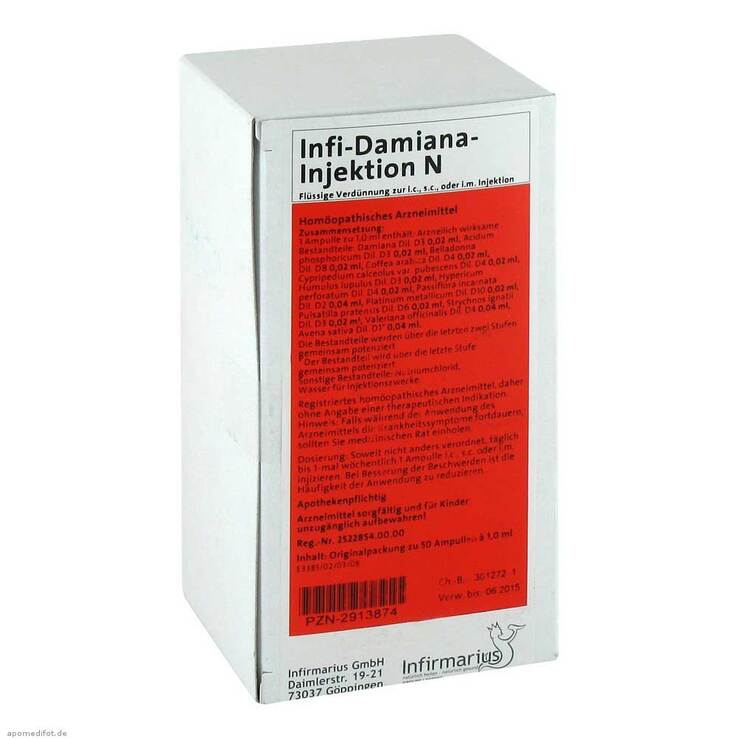 INFI Damiana Injektion N, 50X1 ml