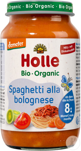 Holle Spaghetti Bolognaise Dès 8 Mois Bio Pot 220g
