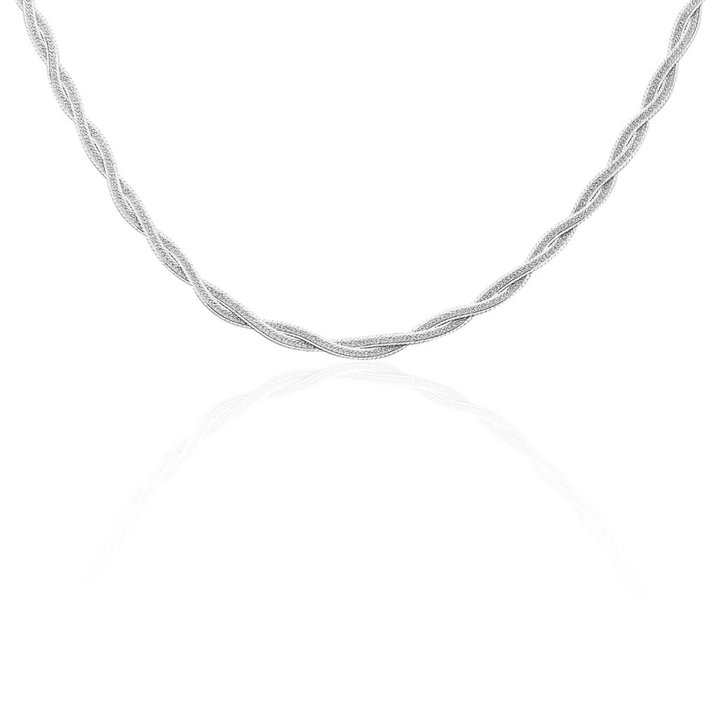 Collier Arkady Argent Blanc