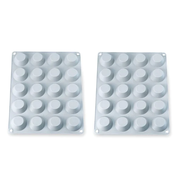 Lot de 2 Flexi'plaques 20 mini-tartelettes Mathon