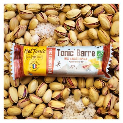 Barre énergétique Tonic Bio Meltonic Pistache/Sel - 25g