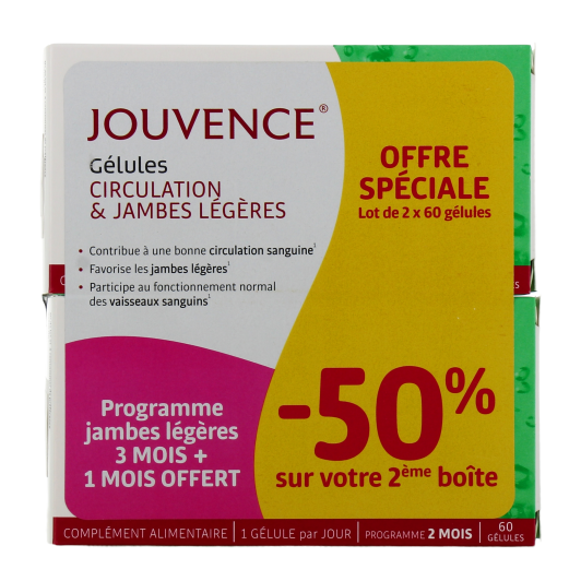 Gélules Circulation & Jambes Légères Jouvence de l'Abbé Soury