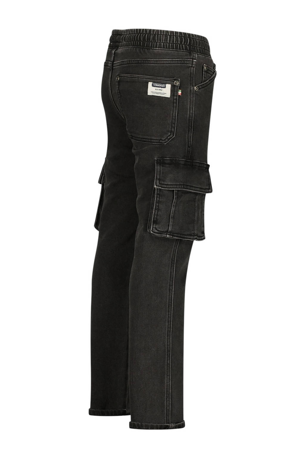 Vingino slim fit jeans Davino dark grey vintage
