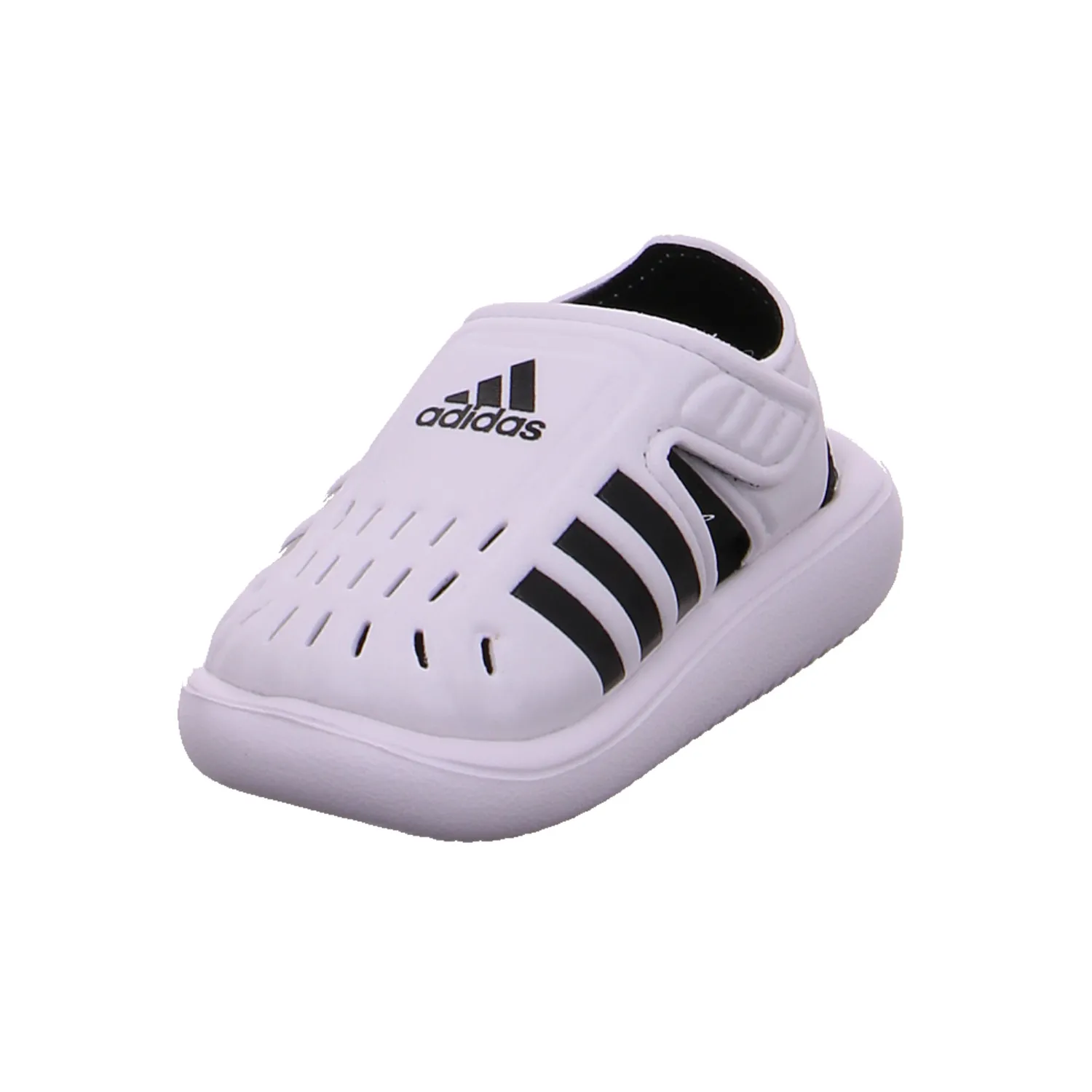 ADIDAS Kleinkinder-Sandale wasserfest Weiss Synthetik  Wasserfest