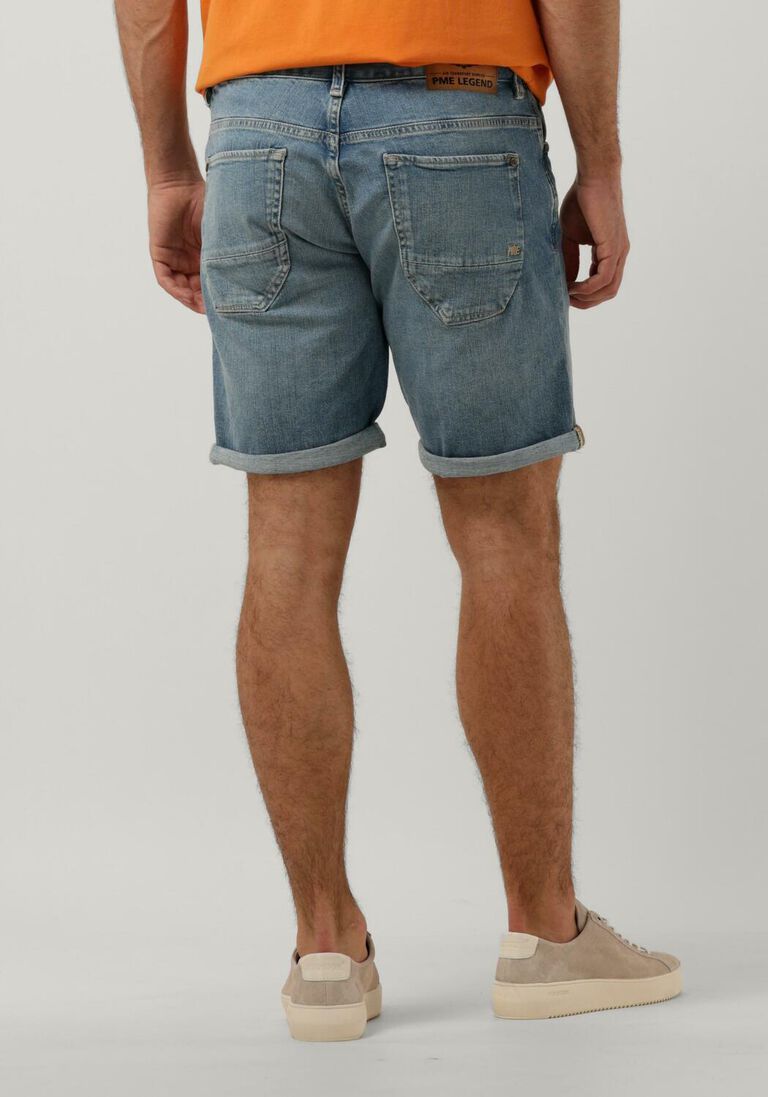 PME LEGEND blauwe pme legend shorts pme legend nightflight shorts grey mid wash