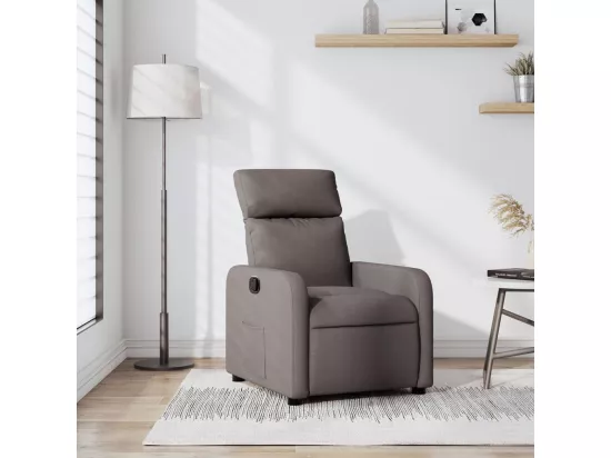 Fauteuil inclinable Taupe Tissu