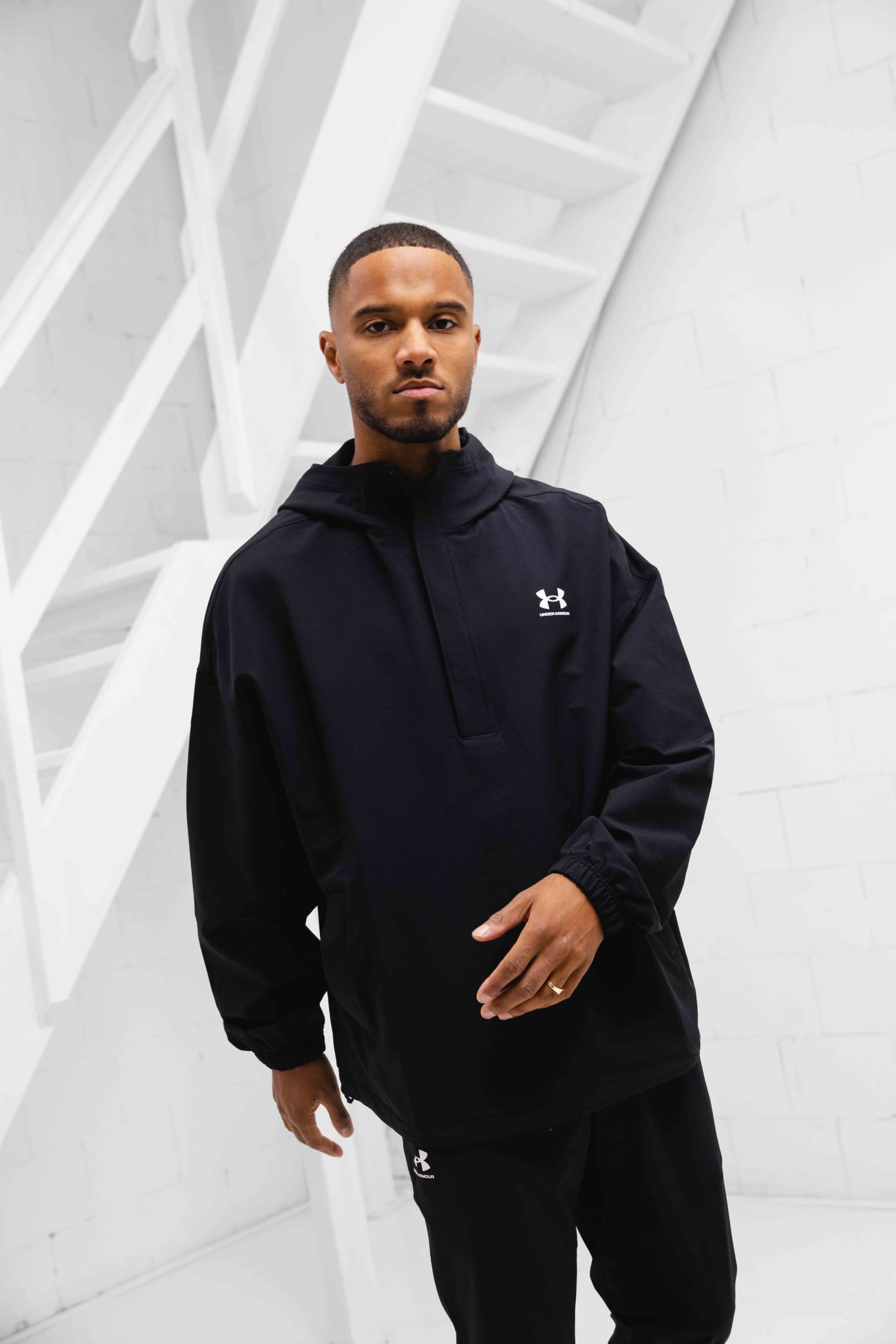 Under Armour Vibe Stormshell Hoodie Heren Zwart