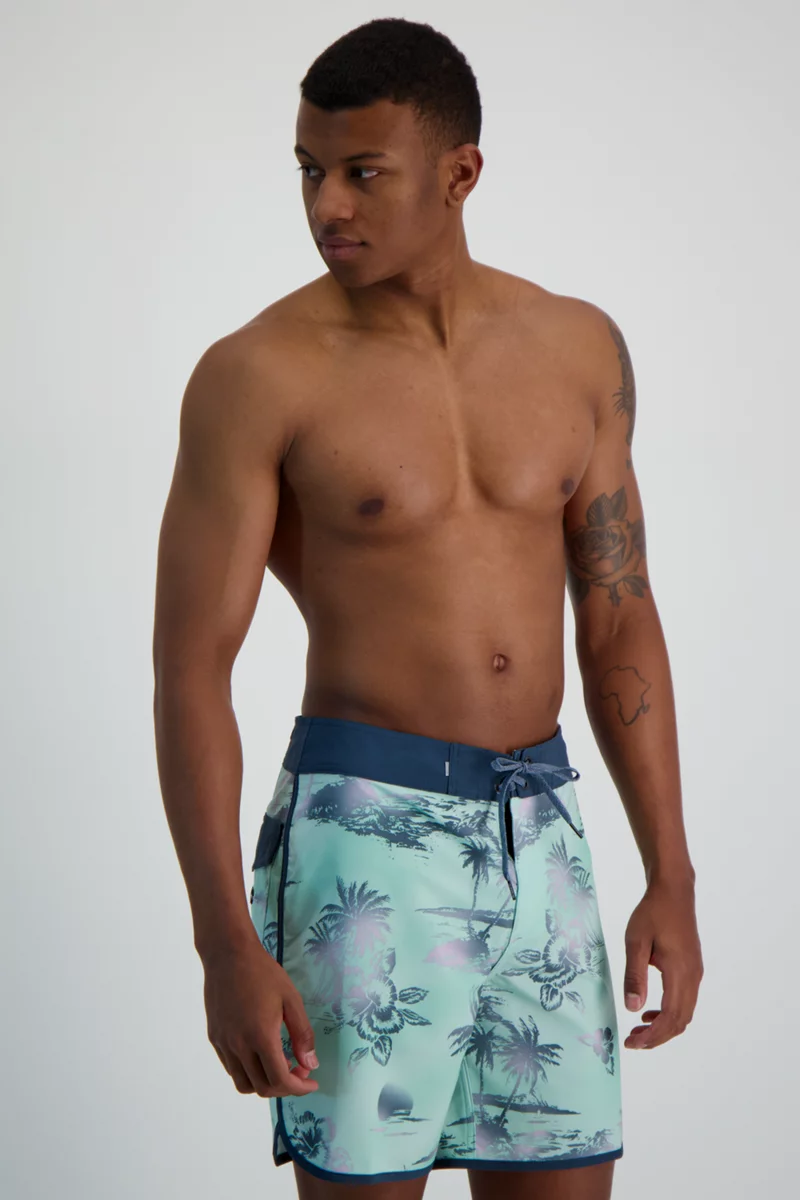 Quiksilver Surfsilk Scallop 18 Inch Herren Badeshort