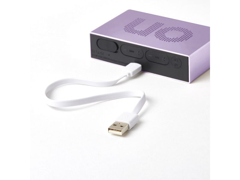 Lexon Digitalwecker Flip Premium Violett LCD-Wecker