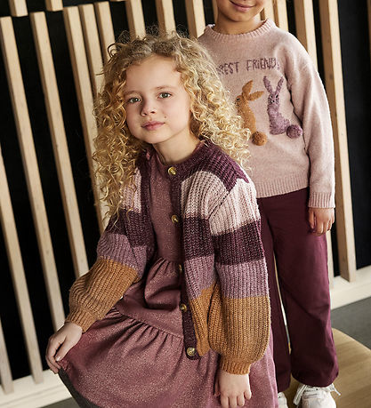 Minymo Cardigan - Strik - Pale Mauve