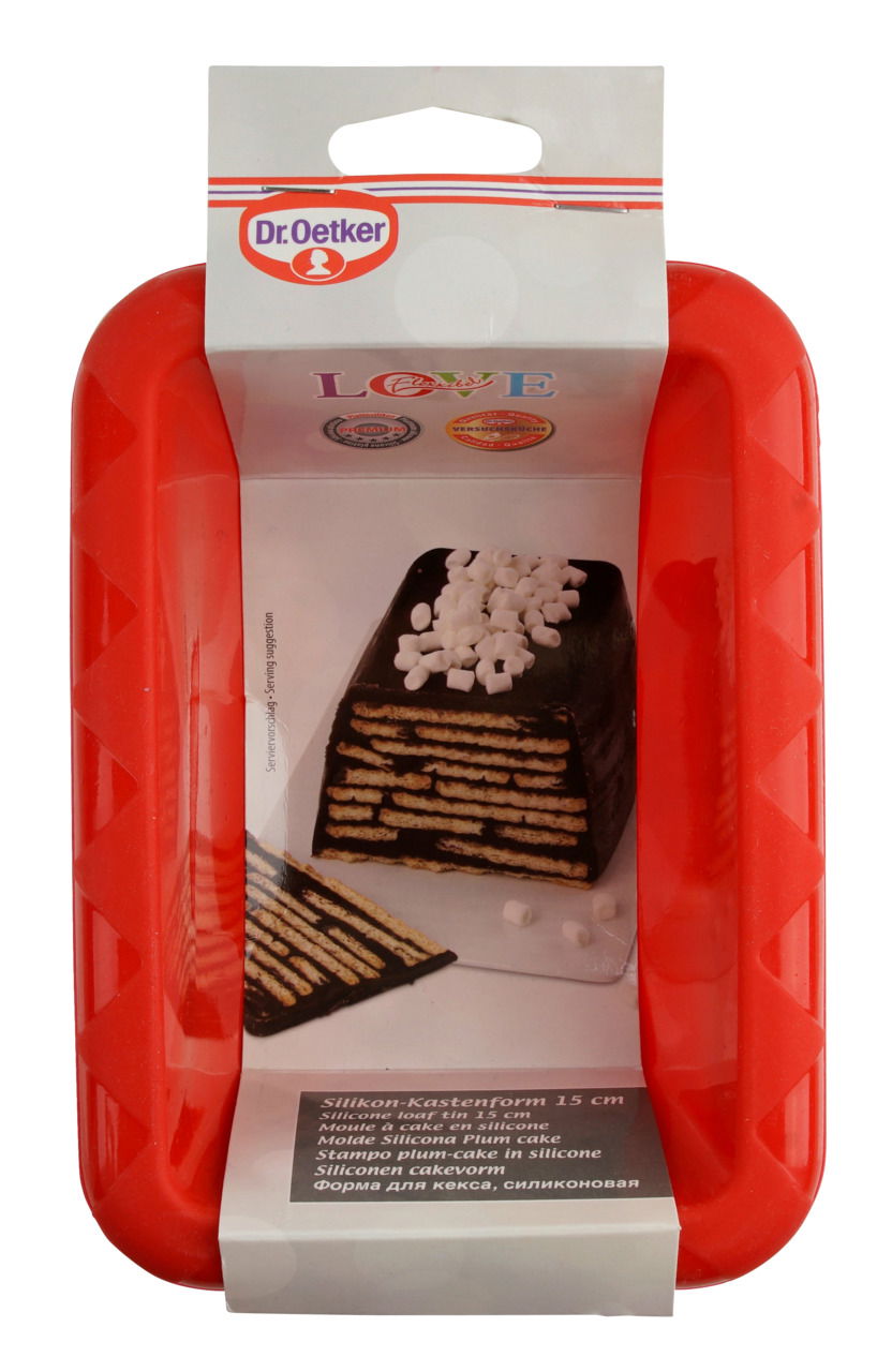 Dr. Oetker Silikon-Kastenform FLEXXLOVE