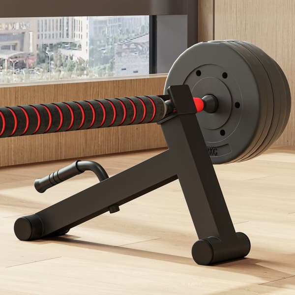 Barbell Jack Deadlift Jack med sklisikre grep markløft vektstang 50 x 12 x 33 cm svart