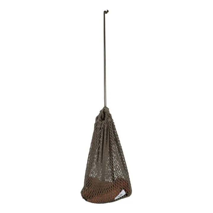 The Organic Company Sac filet en coton bio L | Marron