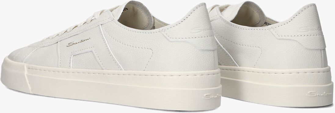 witte santoni lage sneakers dbs
