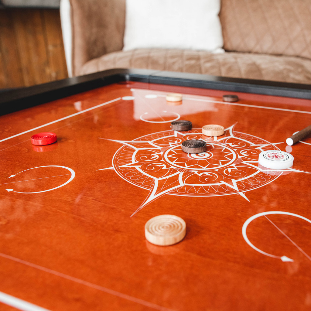 Woodestic Carrom Set (Cerisier - Ébène)
